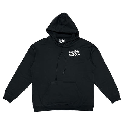 Awfully Good Logo Hoodie (black/white)
