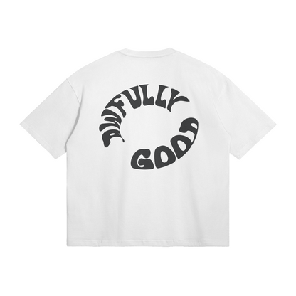 Awfully Good Logo Tee (white/black)